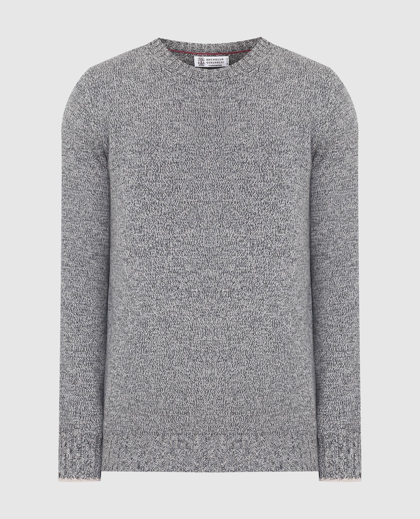 Светло-серый свитер из кашемира