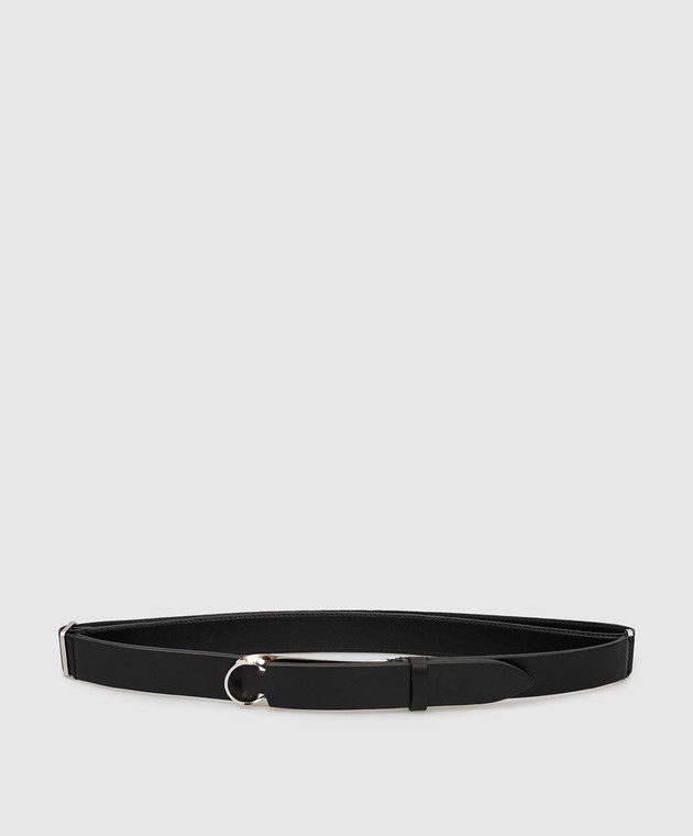 Orciani Black leather belt NB0026BULNER