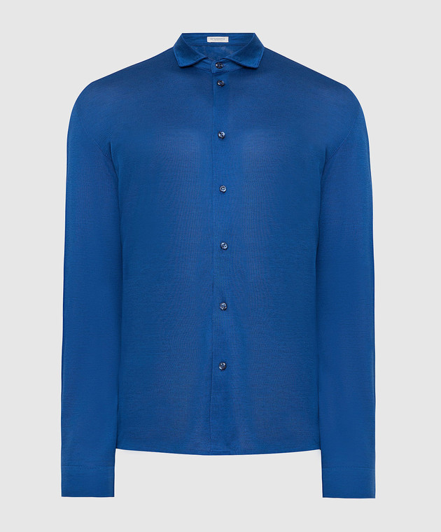 D'Uomo Milano Синяя рубашка 9795CL