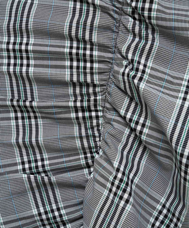 Max Mara Sportmax Code Серая юбка с оборками SION изображение 5