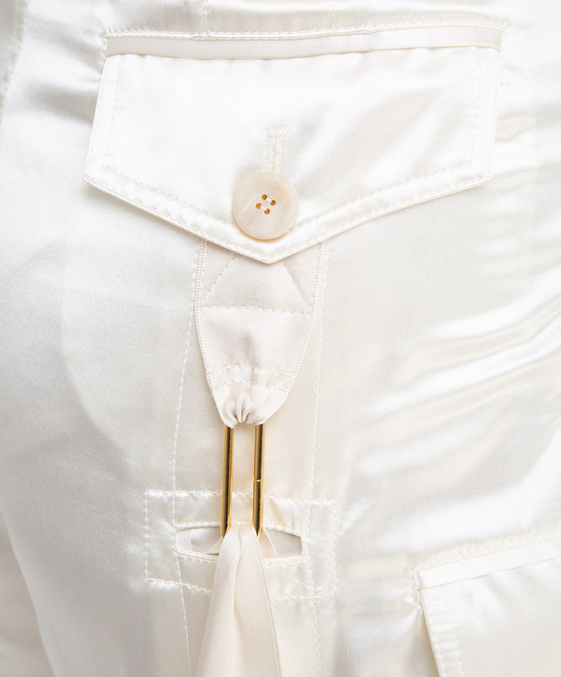 Balenciaga Светло-бежевые брюки 427049 изображение 5