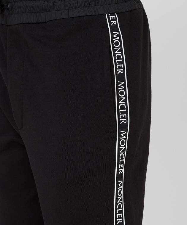 Moncler Спортивные брюки с фактурным логотипом 8H00007809KR изображение 5