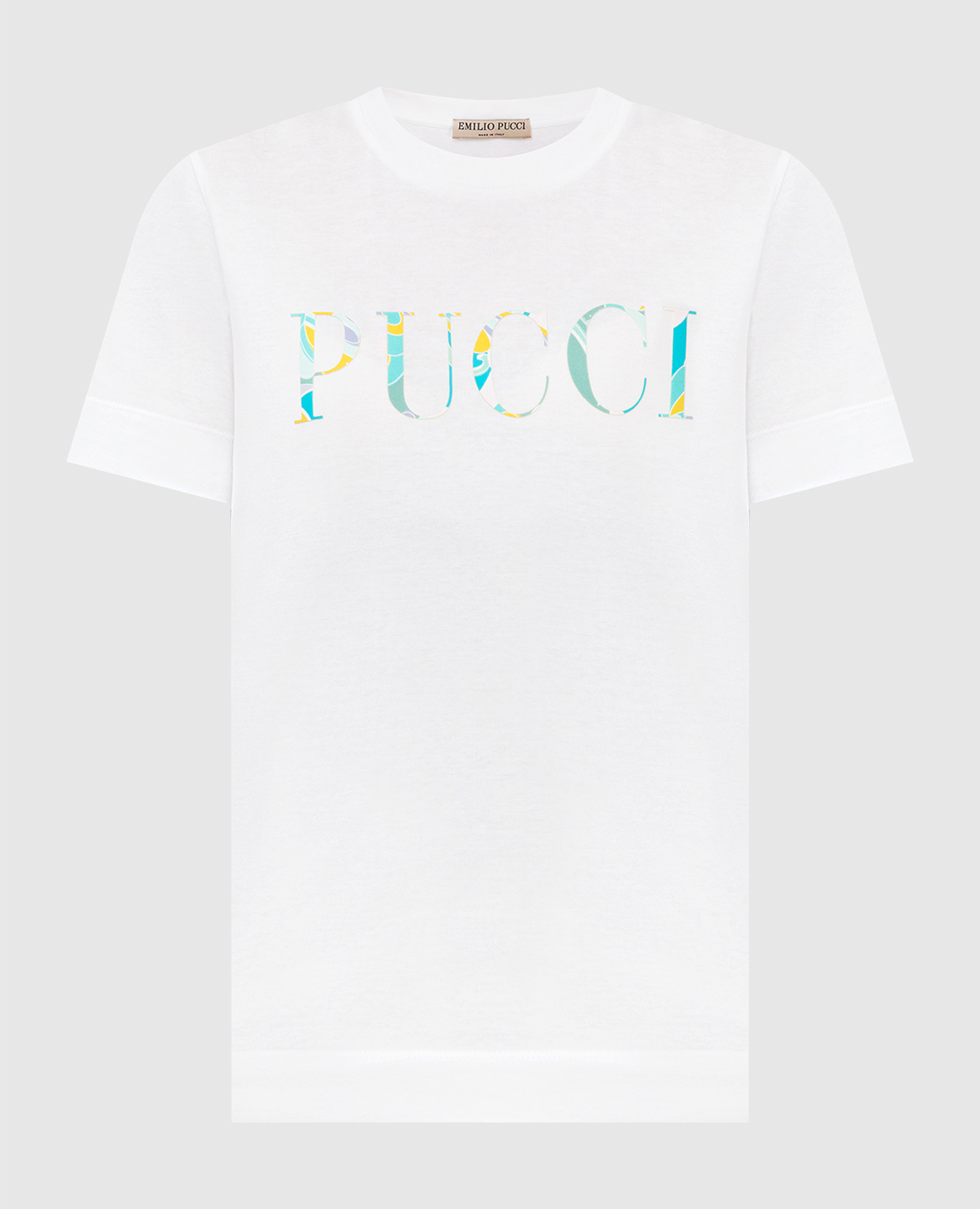 

Футболка с принтом логотипа, Белый, Футболки