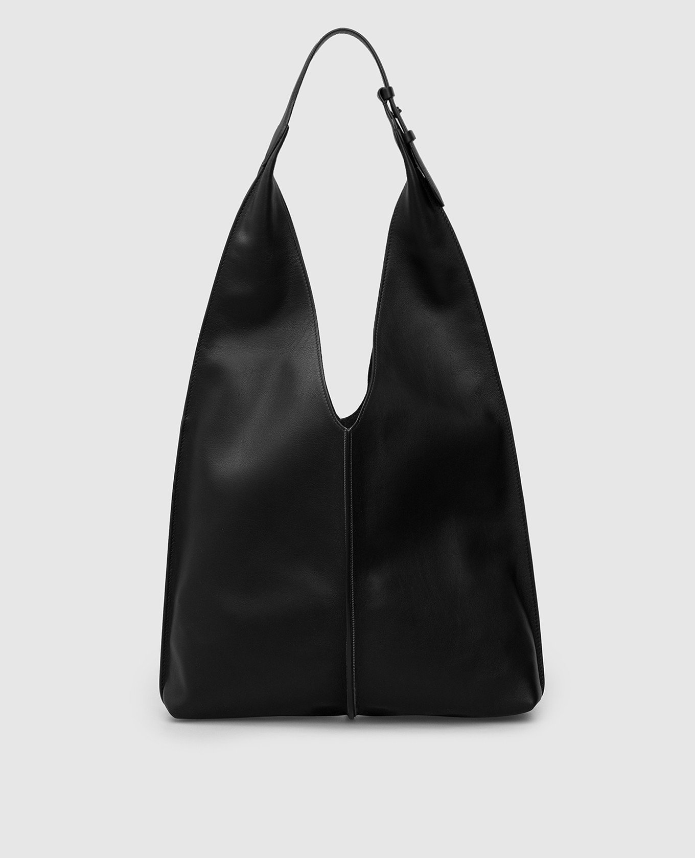Brunello Cucinelli - Black Monili Leather Hobo Bag MBNFD2285 - buy with ...