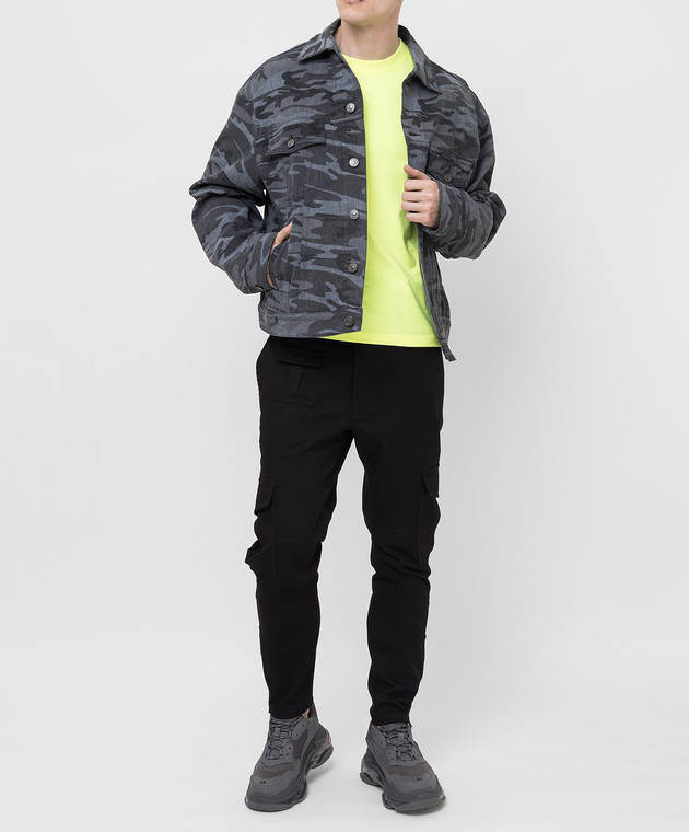 Balenciaga Джинсовая куртка с камуфляжным принтом 620731TJW55 изображение 2