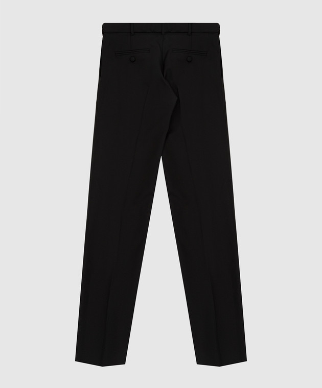 Stefano Ricci Дитячі чорні брюки з вовни Y1T0950000160509 зображення 2