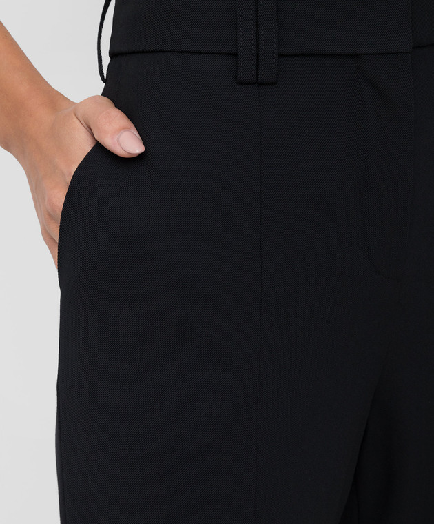 Balmain Черные брюки UF15172V093 изображение 5