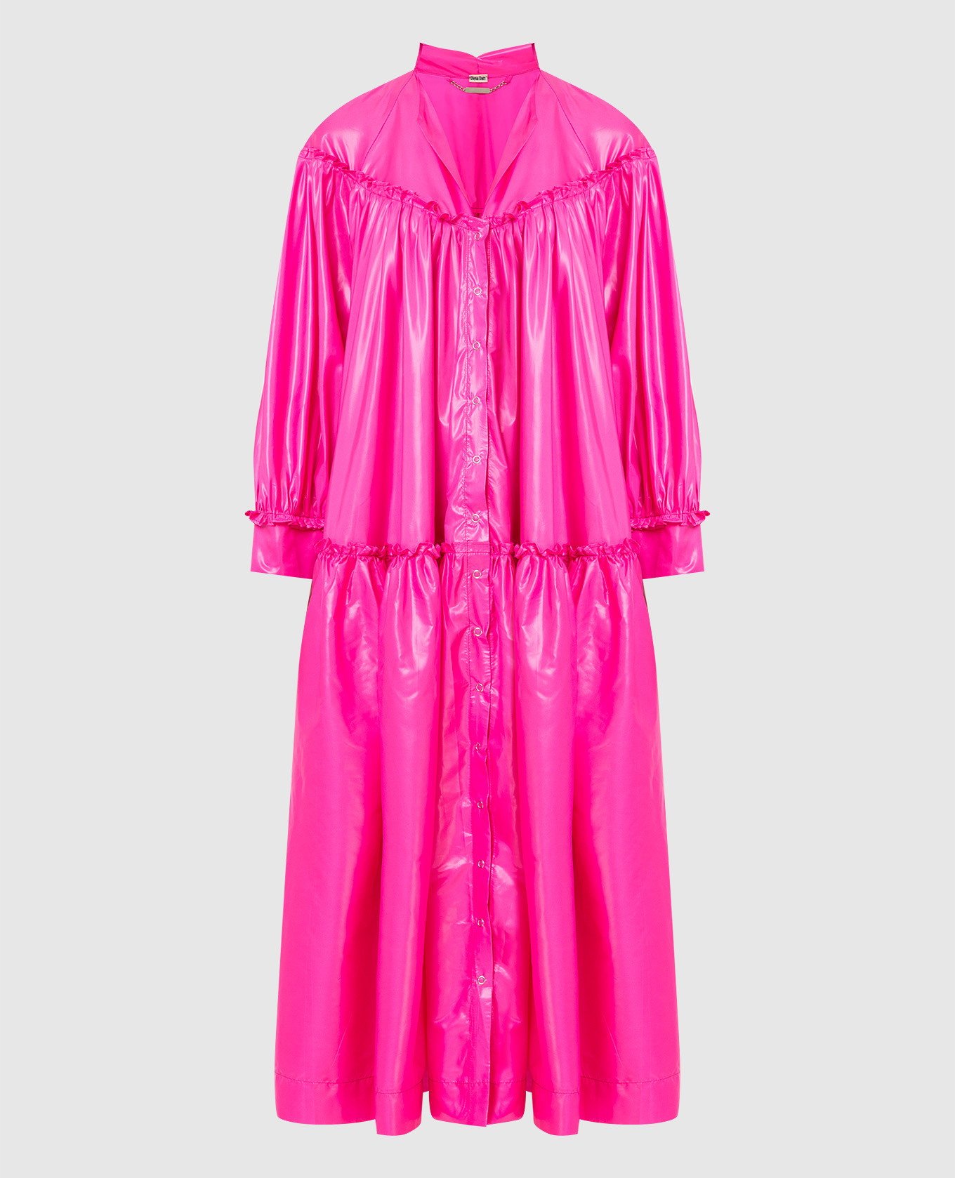

Платье oversize с оборками, Розовый, Повседневные платья