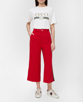 Gucci Червоні кюлоти 523250