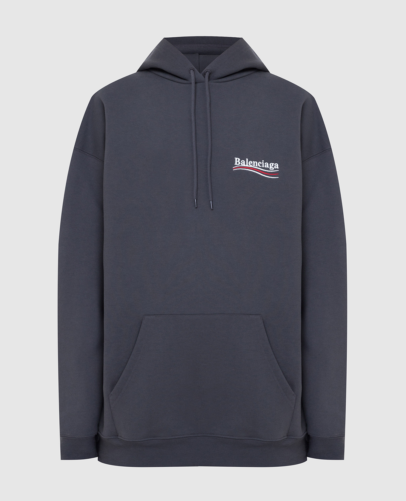 

Серое худи с логотипом, Серый, Худи