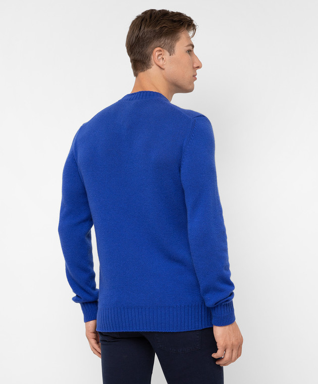 Loro Piana Синій светр з кашеміру FAL7220 зображення 4