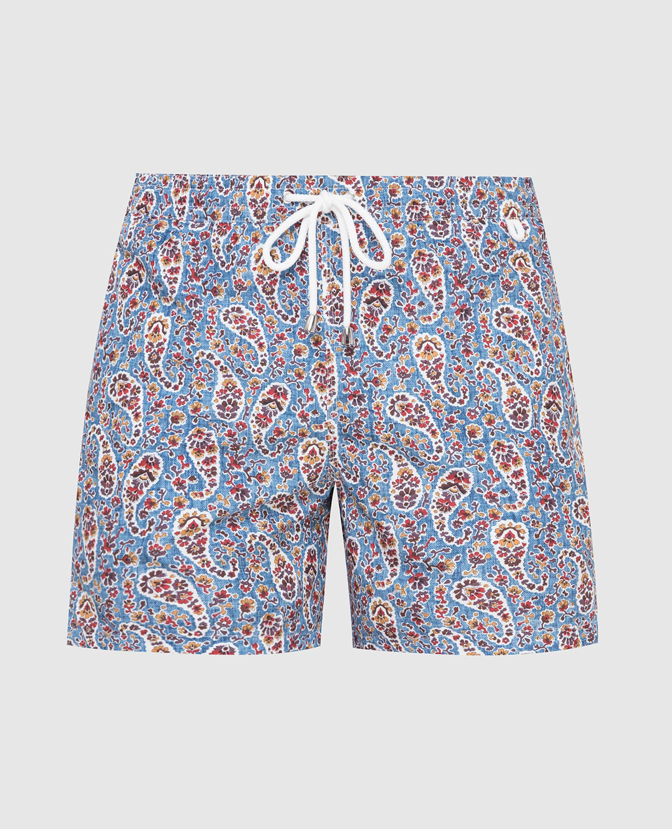 

Синие плавательные шорты с узором пейсли, Синий, Плавательные шорты