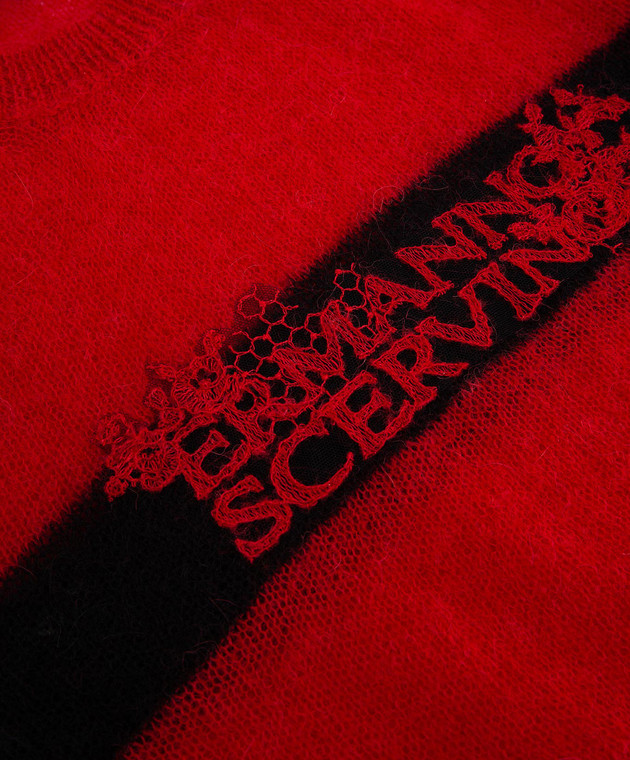 Ermanno Scervino Детский красный свитер MG051016 изображение 3