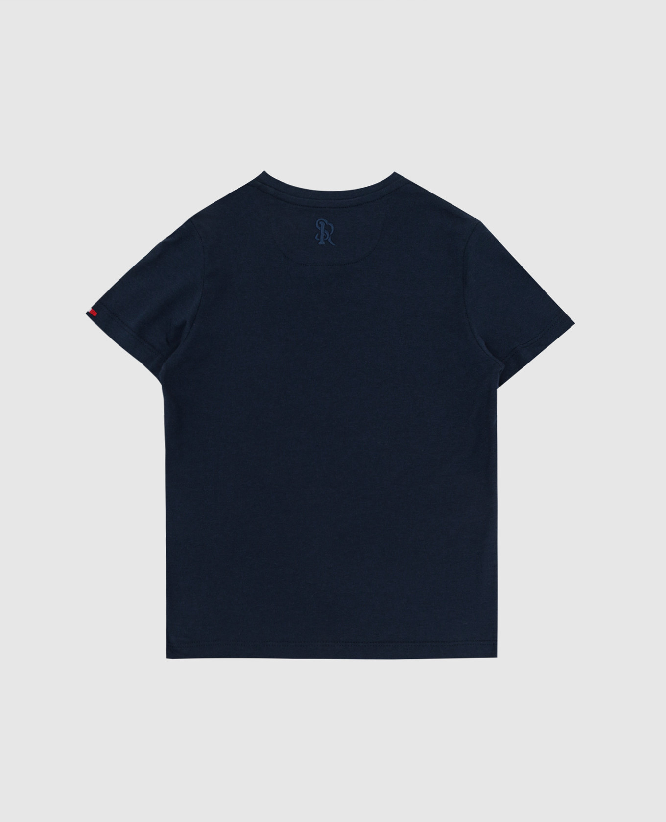 Stefano Ricci Детская синяя футболка с вышивкой YNH8400160803 изображение 2