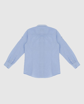 Stefano Ricci Детская голубая рубашка YC002716L1669