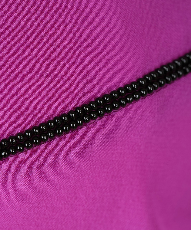 NINA RICCI Розовая блуза из шелка 17PCTO016SE0801 изображение 5