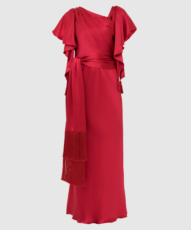 Dolce&Gabbana Червона сукня з шовку F6C8LTFU1NU