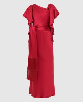 Dolce&Gabbana Красное платье из шелка F6C8LTFU1NU