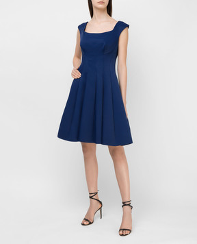 Zac Posen Синее платье 11533653