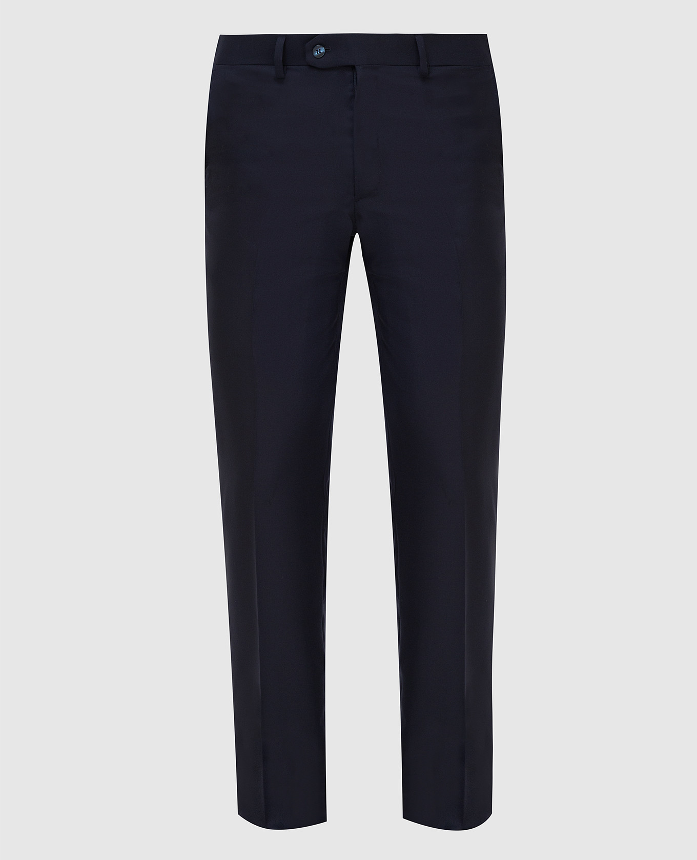 Navy blue wool trousers