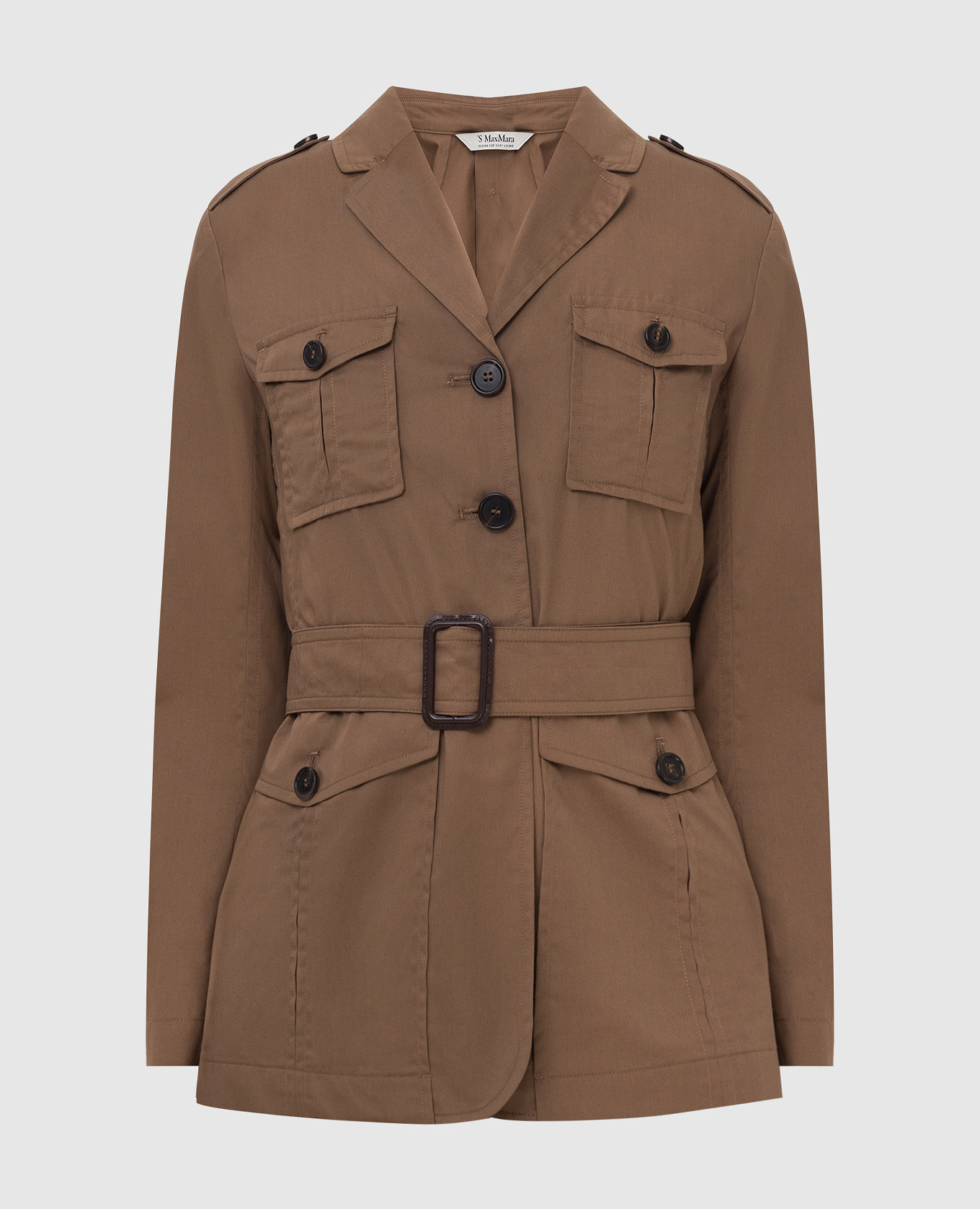 

Жакет с накладными карманами Max Mara, Бежевый, Жакеты