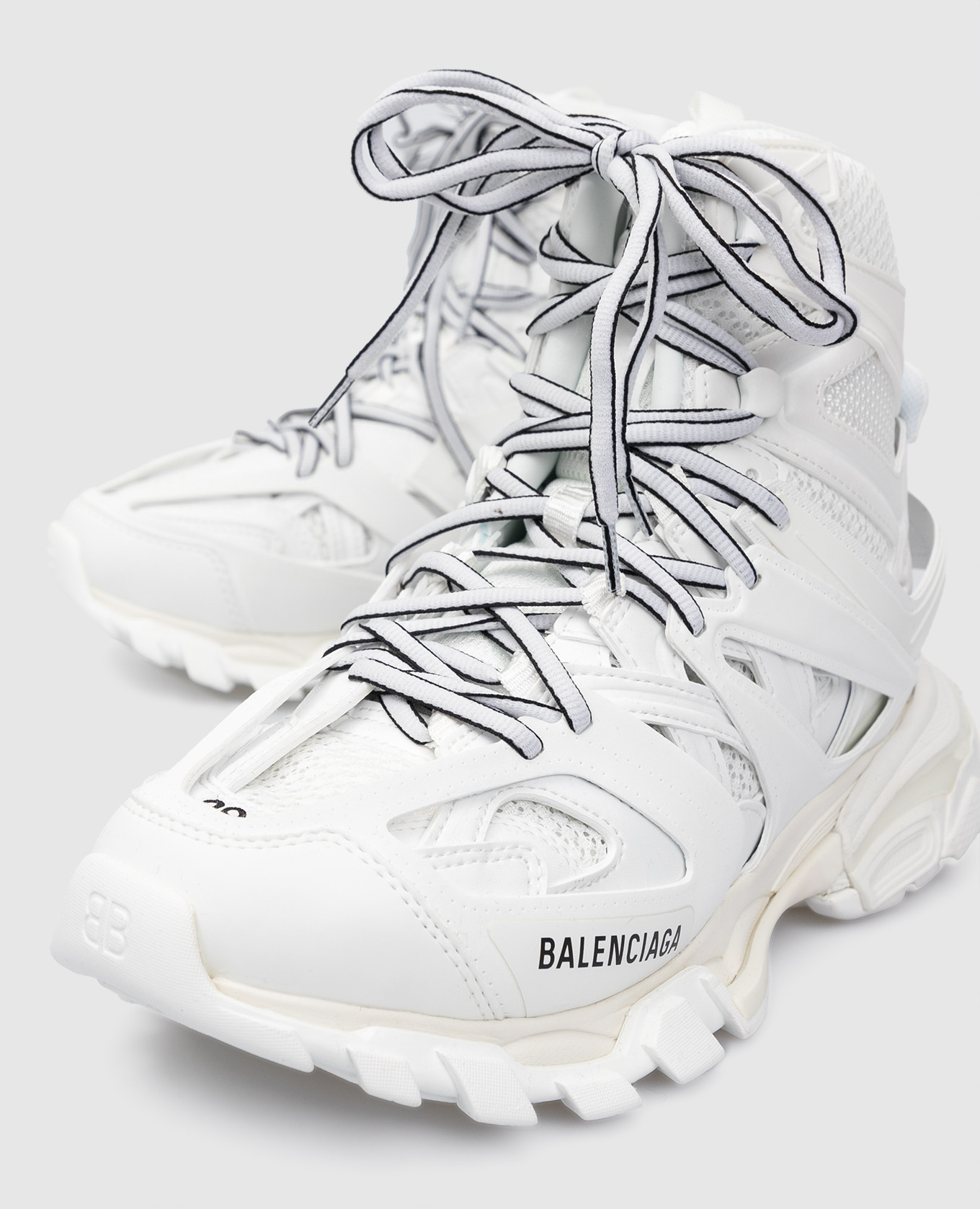 Balenciaga Белые кроссовки Track Hike 654866W3CP3 изображение 5