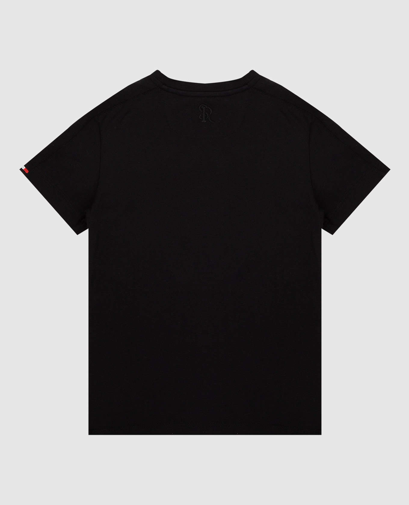 Stefano Ricci Детская черная футболка с логотипом YNH0200240803 изображение 2