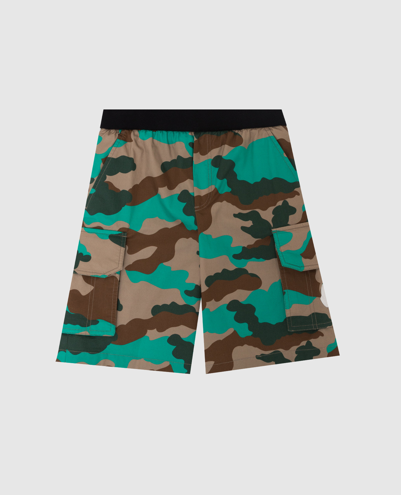 

Детские шорты в камуфляжный принт, Бежевый, Шорты