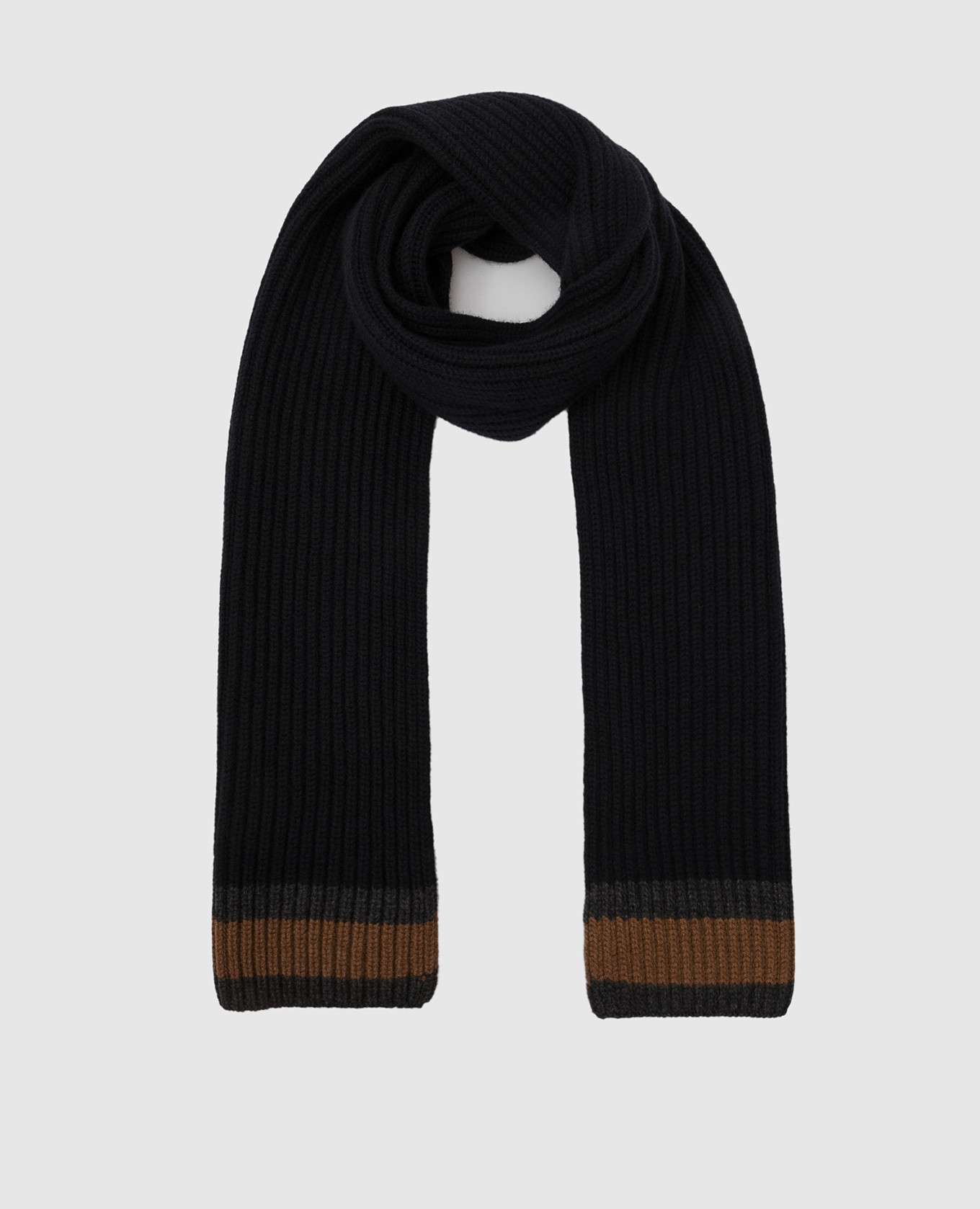 

Темно-синий шарф из кашемира, Шарфы