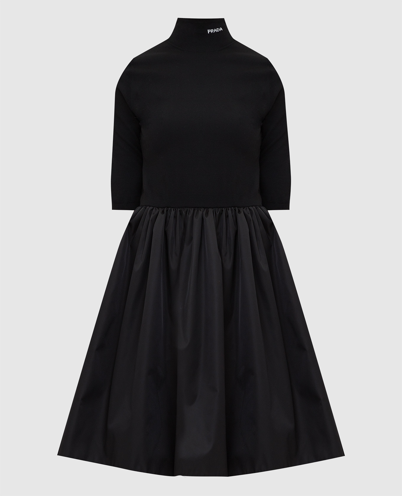 

Платье Re-Nylon с драпировкой, Черный, Платья Мини