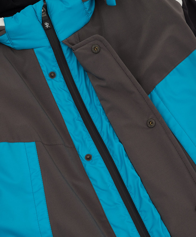 Stefano Ricci Детская горнолыжная куртка с контрастными вставками YAJ6S00050HN0007 изображение 3