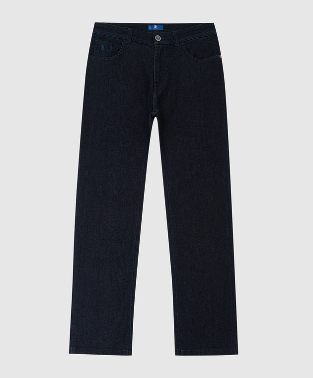 Stefano Ricci Children's dark blue jeans YFT7401060K201