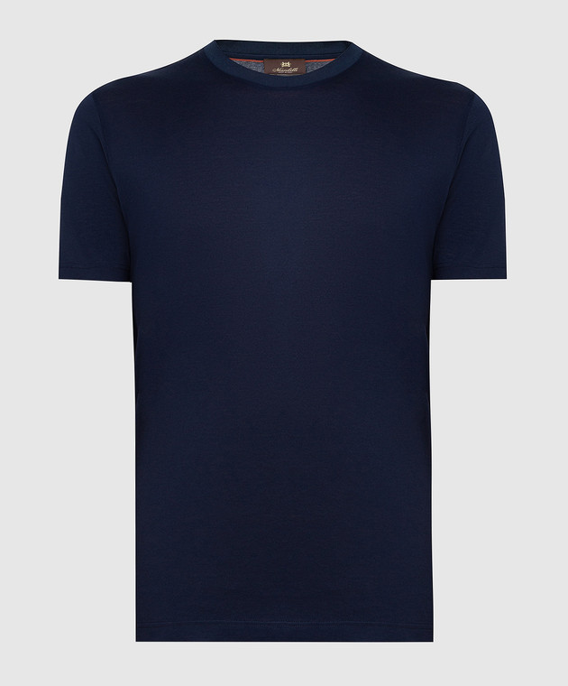Enrico Mandelli Темно-синяя футболка TYACHT4728