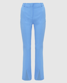Victoria Beckham Голубые брюки TRSLM2809