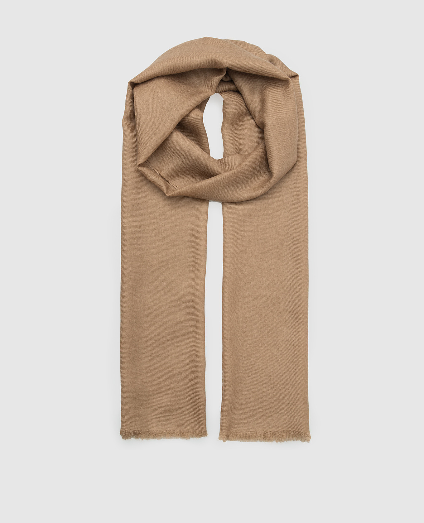 

Бежевый палантин Zaza из кашемира, Шарфы