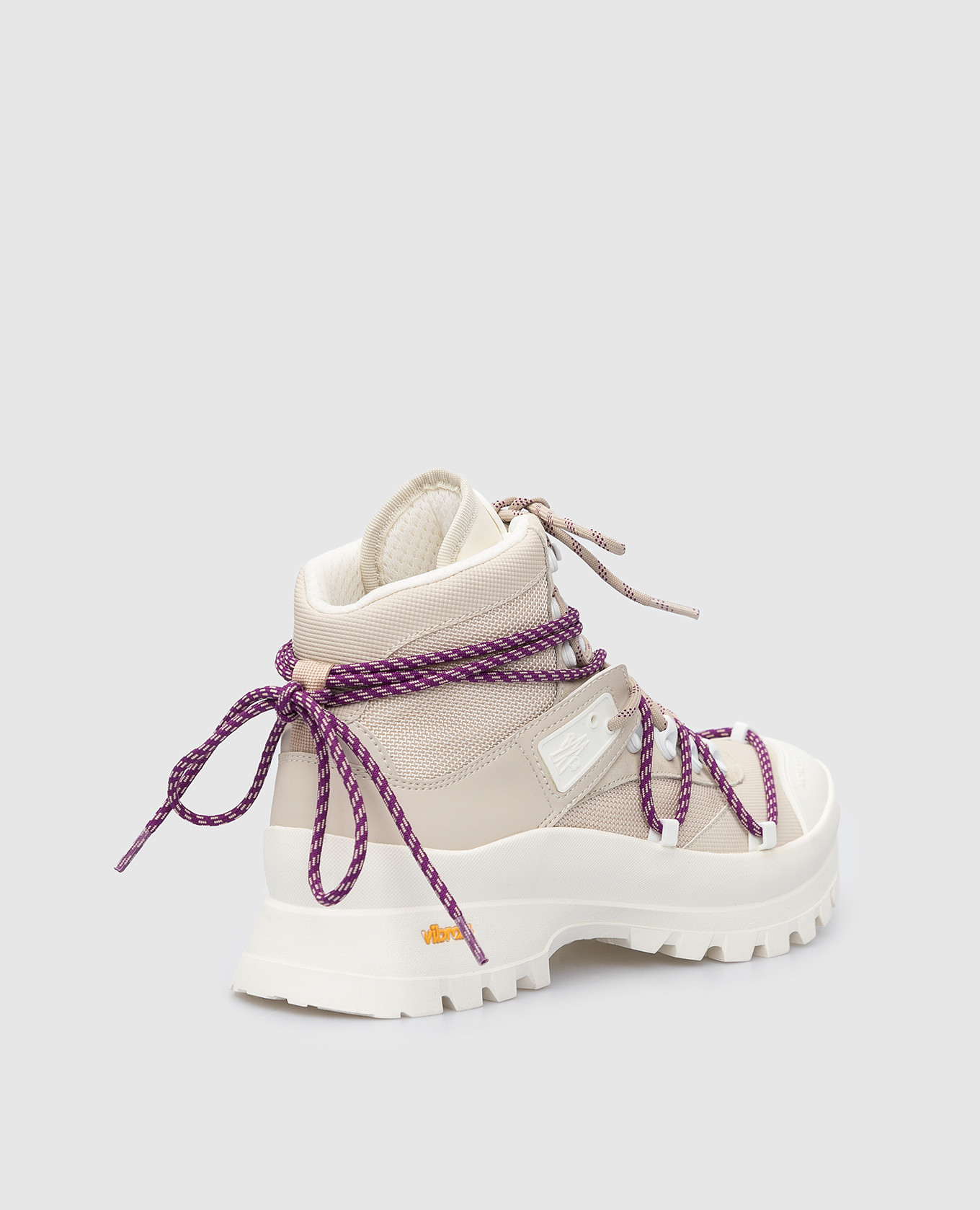 Moncler Светло-бежевые ботинки Glacier 4G7130002SWY изображение 4