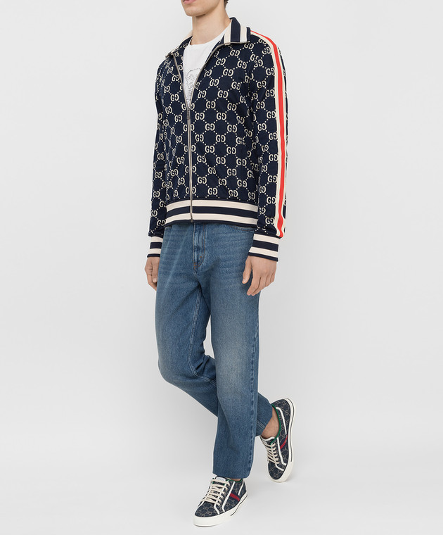 Gucci Спортивная кофта с узором логотипа 496919X9V05 изображение 2