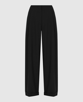 Roksanda Чорні брюки з вовни Azurea AW21P2362