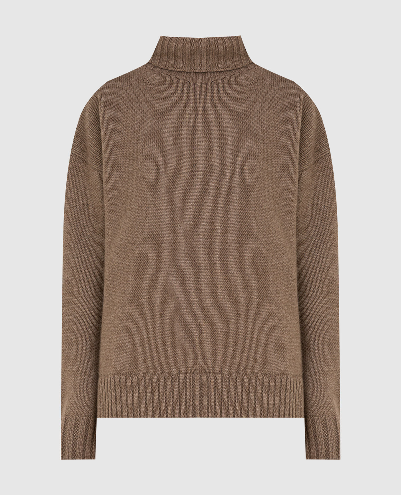 

Свитер Trau из шерсти и кашемира с разрезами Max Mara, Бежевый, Свитера