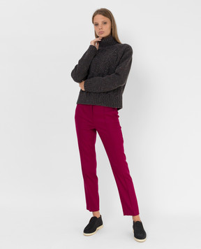 Loro Piana Розовые брюки из кашемира FAI8499