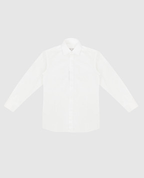 Stefano Ricci Дитяча біла сорочка у смужку YC002318LJ1904