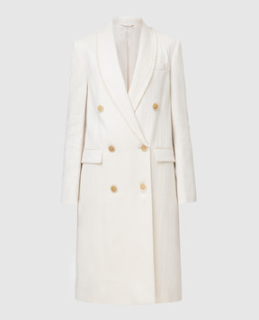 Brunello Cucinelli Белое пальто MF5779291