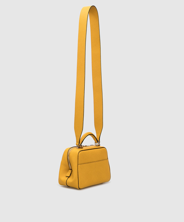 Valextra Желтая кожаная сумка WBSS0016 изображение 3