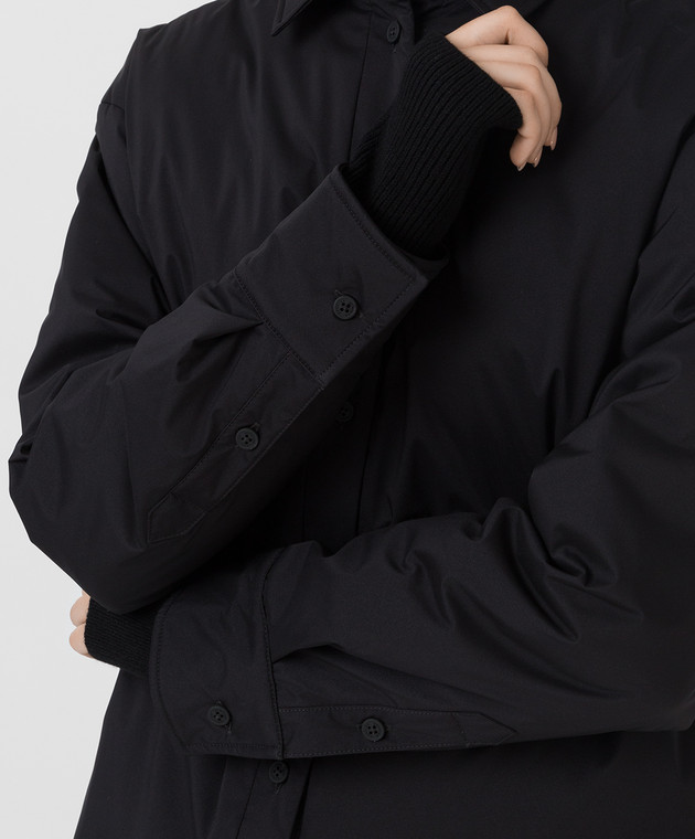 Moncler Пухова куртка з принтом логотипу 1A00067539HW зображення 5