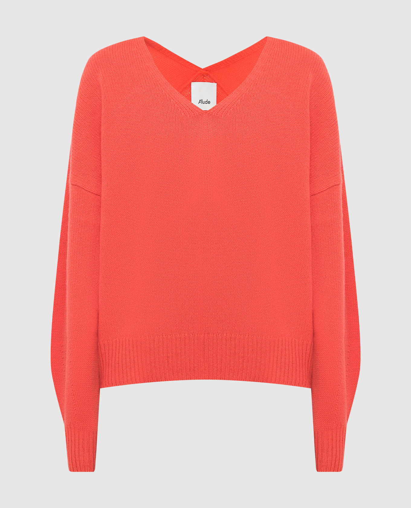 

Коралловый пуловер из кашемира Allude, Свитера