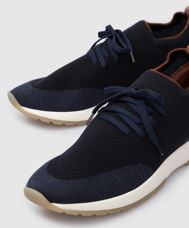 Loro Piana Темно-синие кроссовки 360 LP Flexy Walk FAI1540 изображение 5