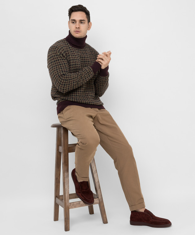 Loro Piana Patterned cashmere and silk sweater FAL9166 image 2