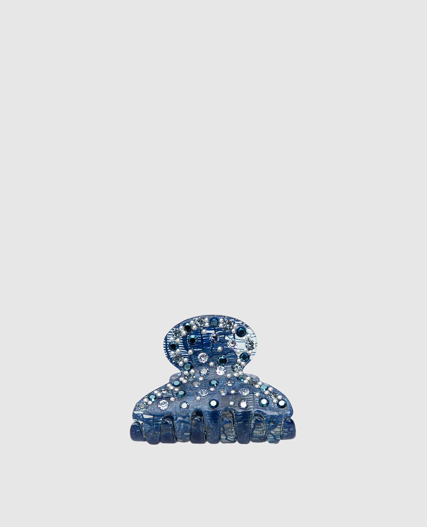 Синий крабик с кристаллами