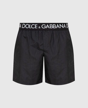 Dolce&Gabbana Шорти для плавання з візерунком логотипу M4B45TFUSFW