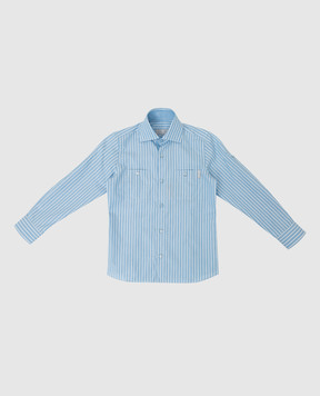 Stefano Ricci Детская рубашка в полоску YC002678LJ1653